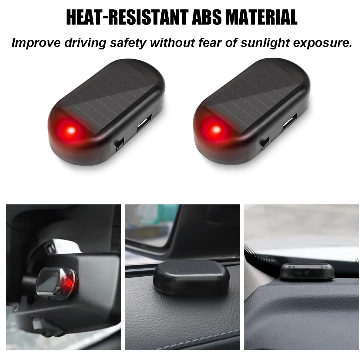 Sécurité antivol à LED clignotante