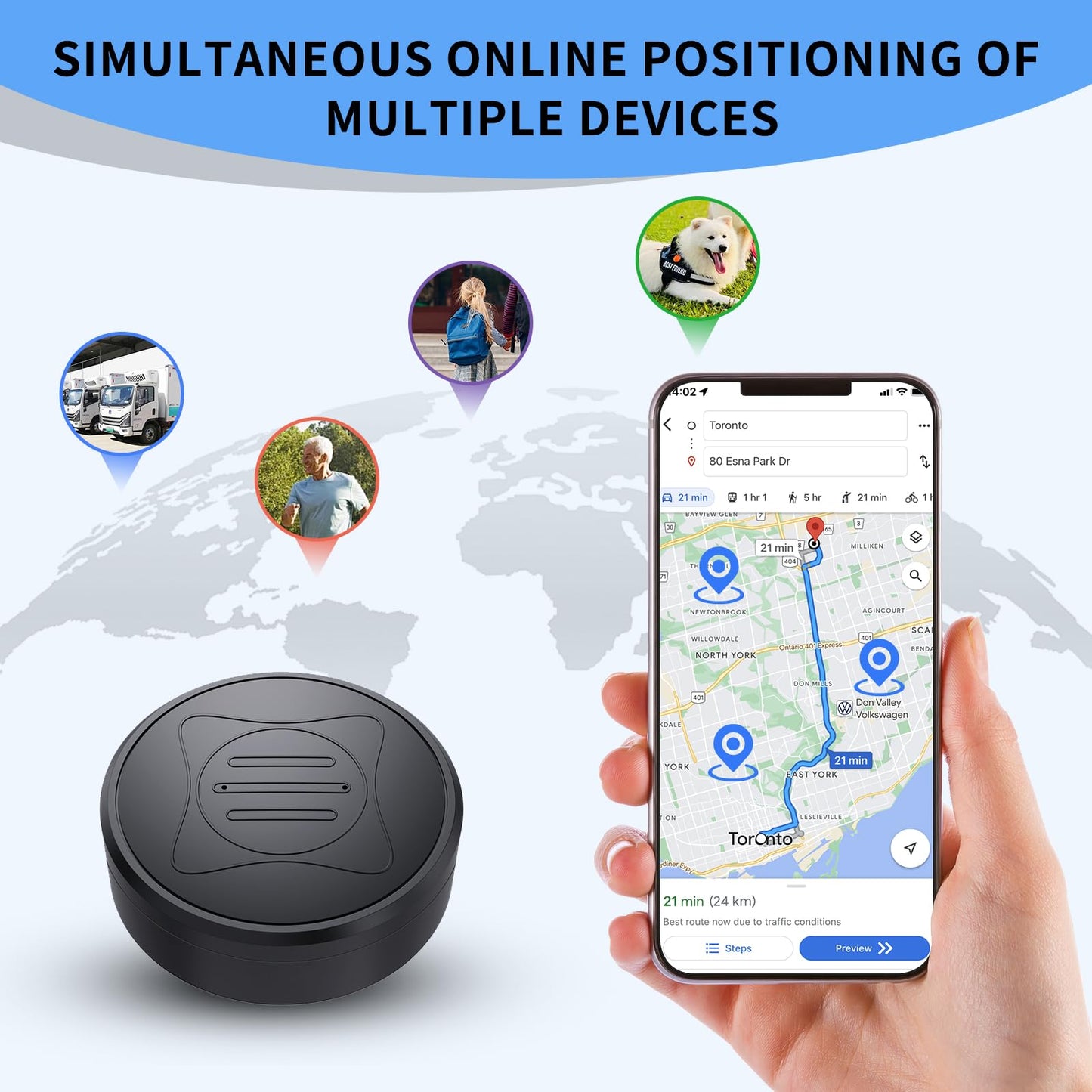 Mini traceur GPS pour véhicules