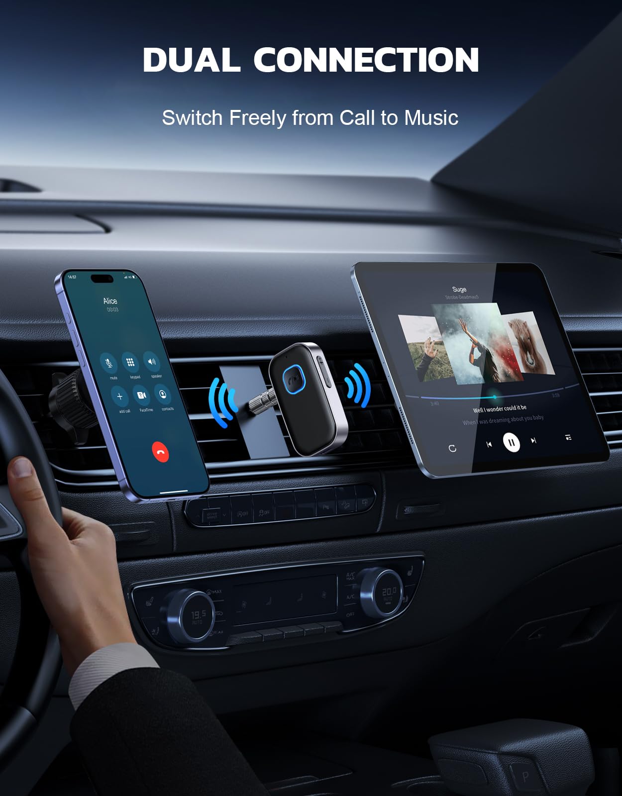 Récepteur Bluetooth pour voiture