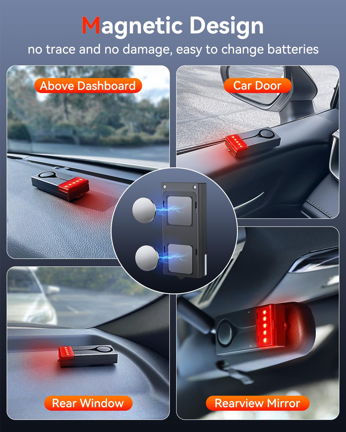Alarme antivol à vibrations pour voiture