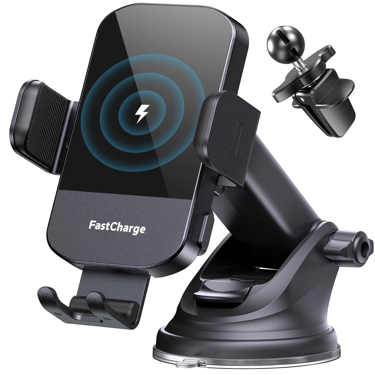 Chargeur de voiture à serrage et support de téléphone