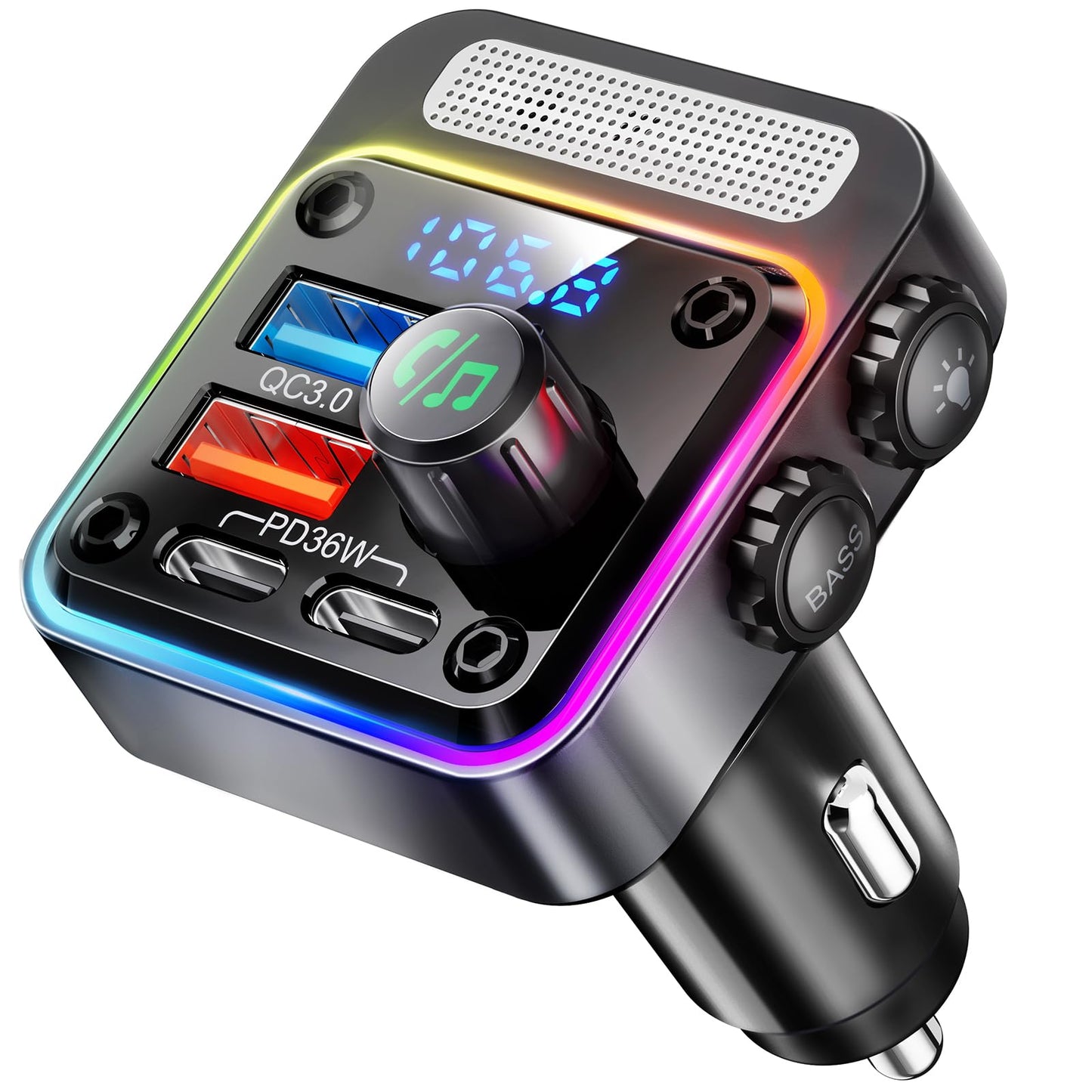 Adaptateur de voiture avec 4 ports de charge