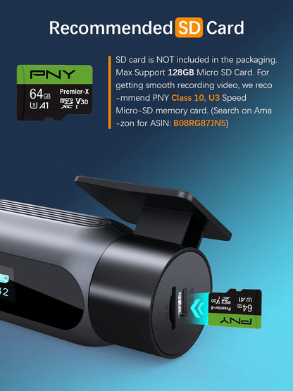 Caméra embarquée WiFi FHD 1080