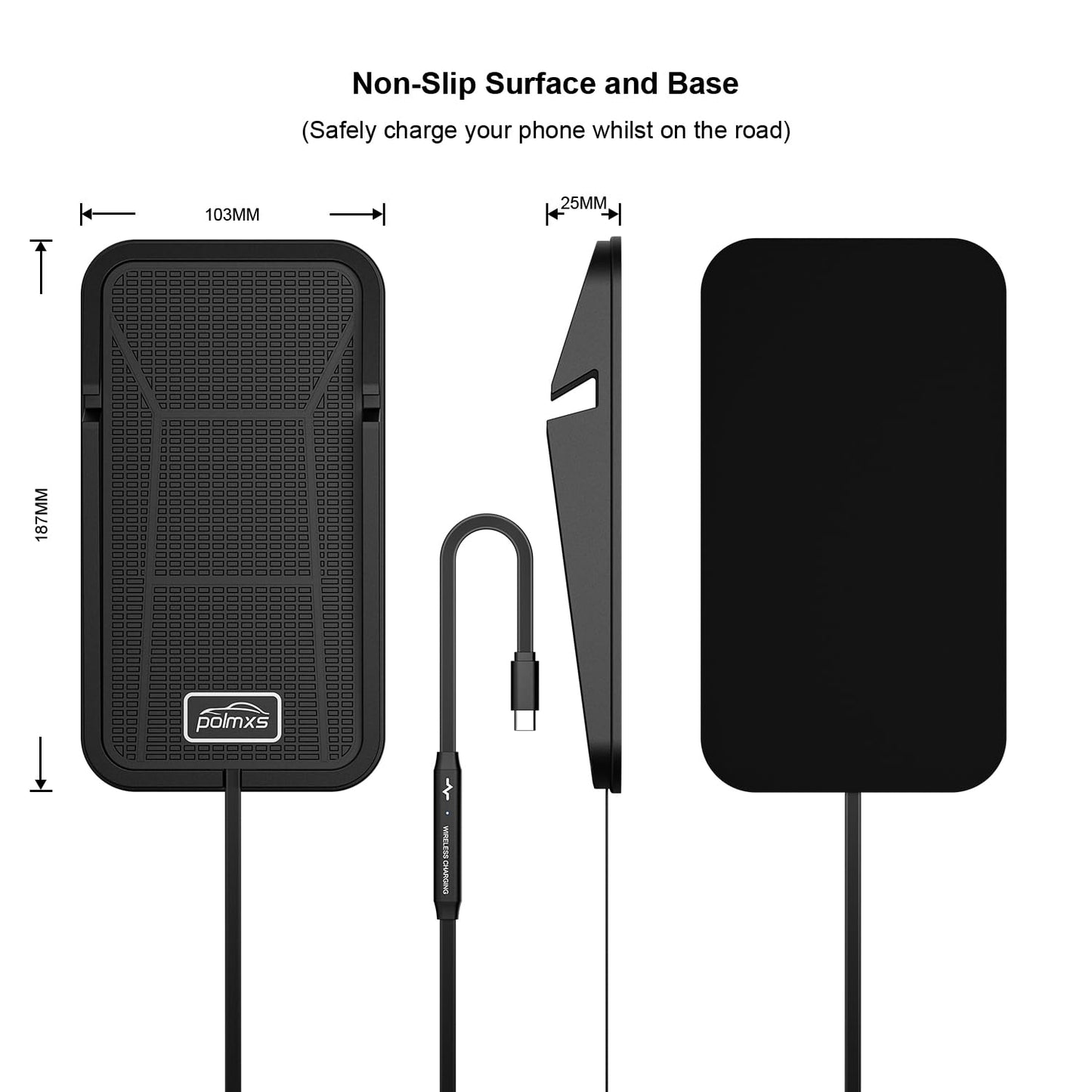 No-Slip Wireless Phone Charger