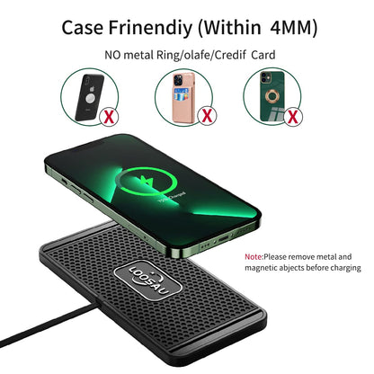 Base de carga antideslizante FastCharger de 15 W