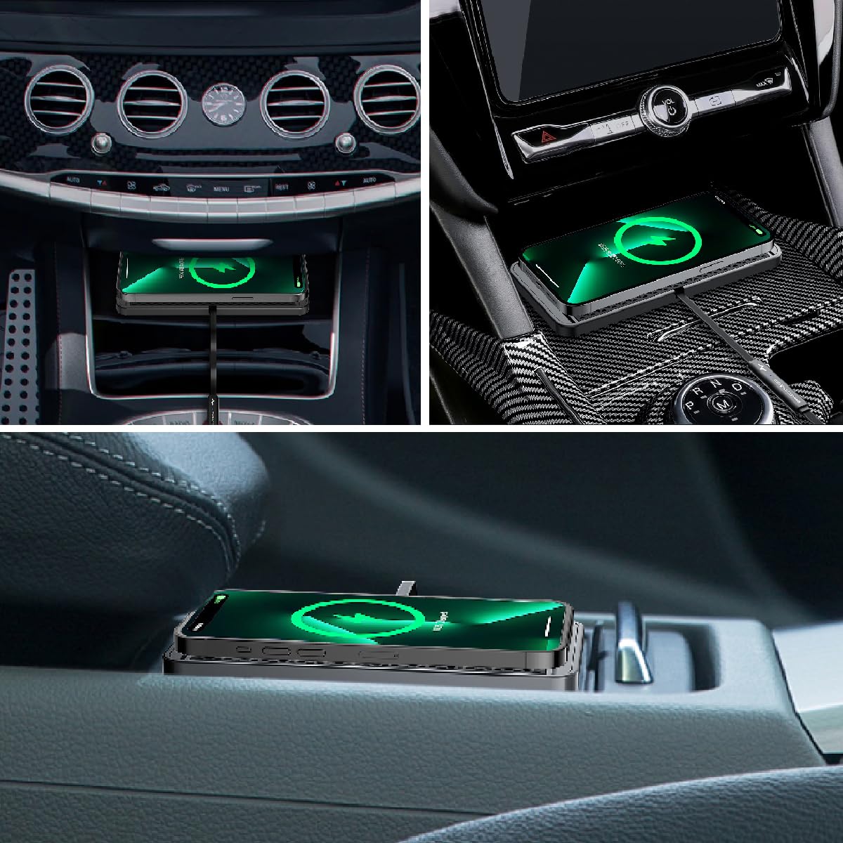 Base de carga antideslizante FastCharger de 15 W