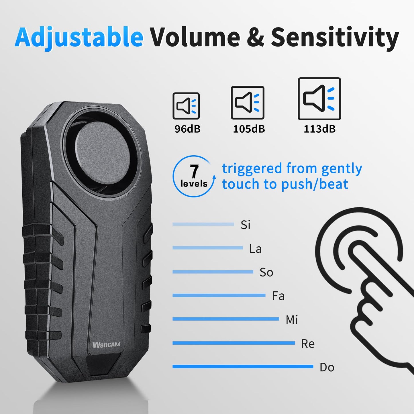Loud Anti Theft Vibration Sensor Alarm Systems