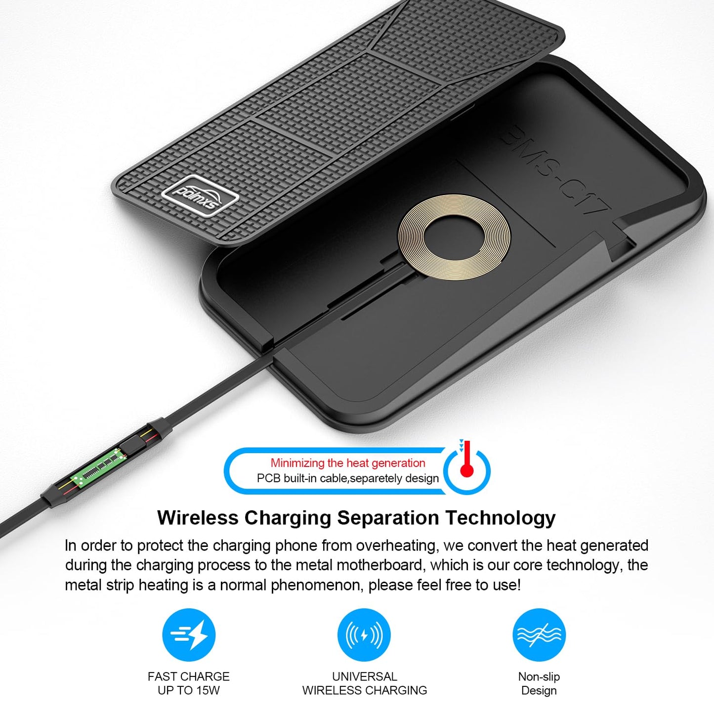 No-Slip Wireless Phone Charger