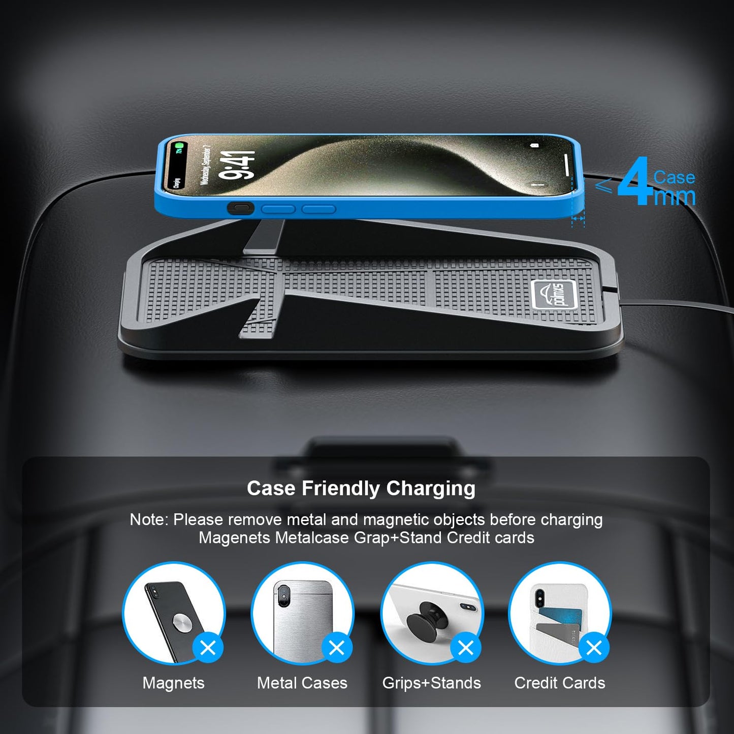 No-Slip Wireless Phone Charger