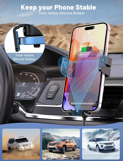 Auto-Clamping Car Mount Charging