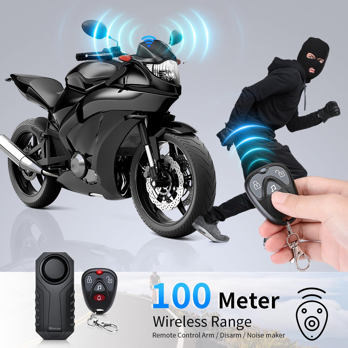 Loud Anti Theft Vibration Sensor Alarm Systems