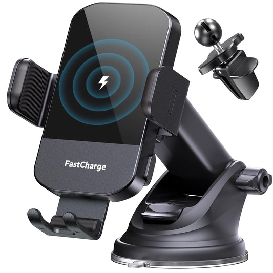 Chargeur de voiture à serrage et support de téléphone