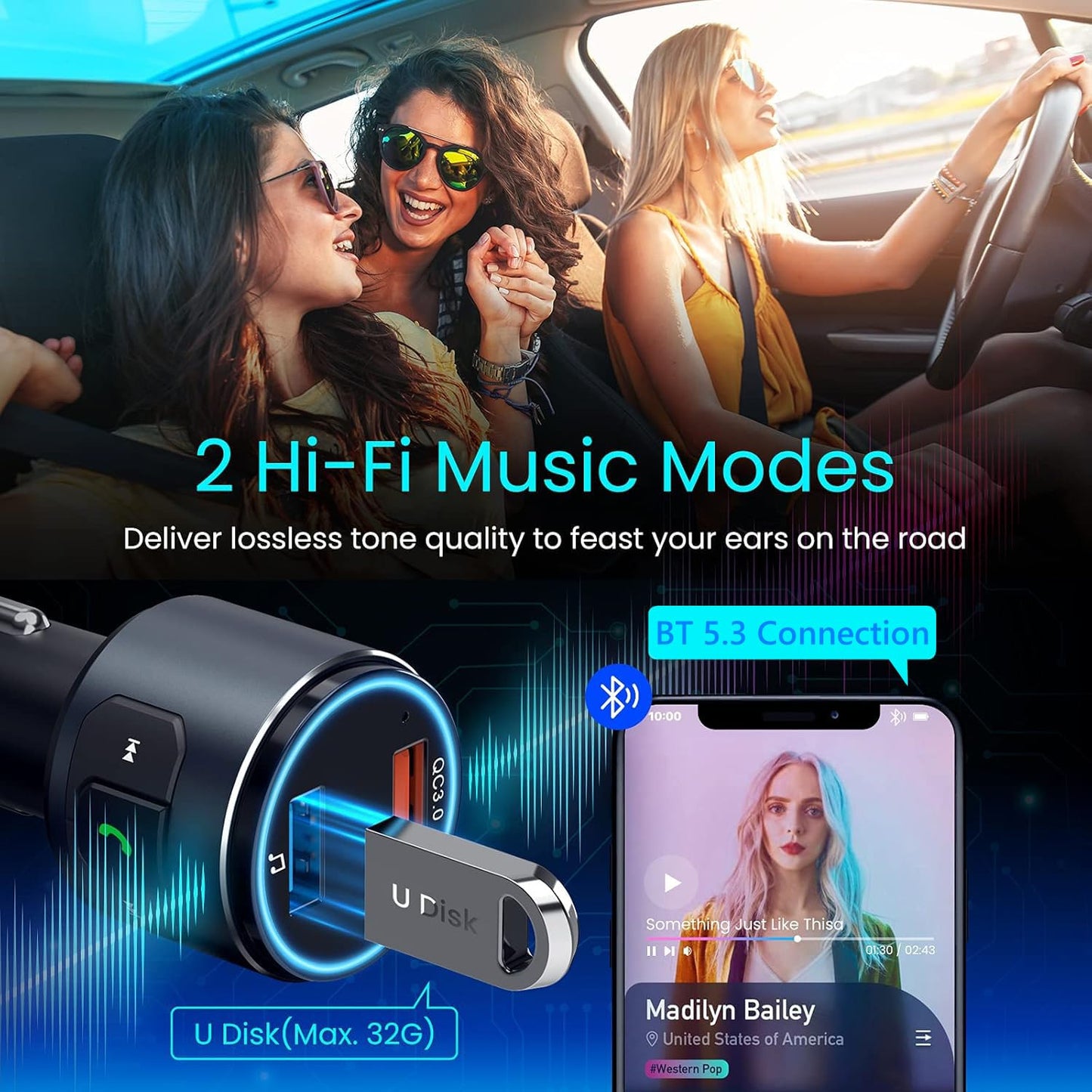 Adaptador inalámbrico Bluetooth